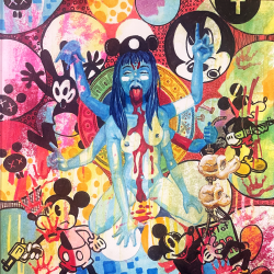 Kali Ha (Helter Skelter Version 1) -2024  - Framed