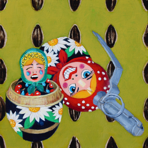 Matryoshka -  2023 - (6x6  Original)
