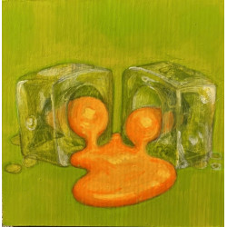 A Bad Egg  4x4 inch print