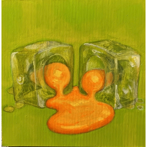 A Bad Egg  4x4 inch print