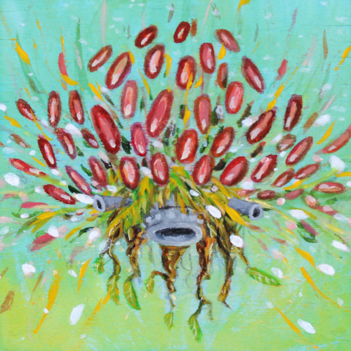 Not A Strawberry - 4x4 Print